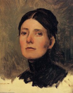 Portrait Of Elizabeth Boott — Frank Duveneck