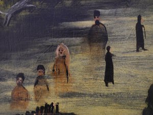 Party By The River Tskheniszkali (fragment) — Niko Pirosmani