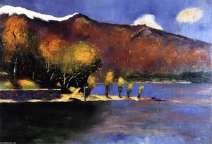 Promontory On Lake Garda — Lesser Ury