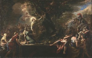 St. Nicolas of Bari Felling a Tree Inhabited by Demons