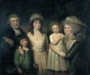 James Boswell And His Family — Henry Singleton