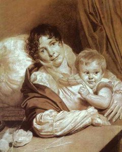 Portrait Of Mme Preice — Orest Adamovich Kiprensky