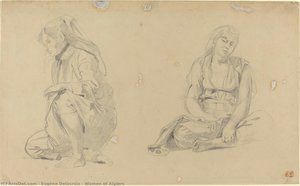 Women Of Algiers — Eugène Delacroix, Romanticism