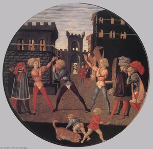Game Of Civettino (a Birth Salver) — Lo Scheggia