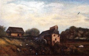 Schwartz's Old Mill, (painting) — Franklin H Eshelman