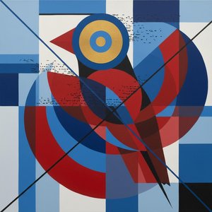 Chromatic Synthesis: The Fragmented Axis — Nathalie Joly, Abstract Art