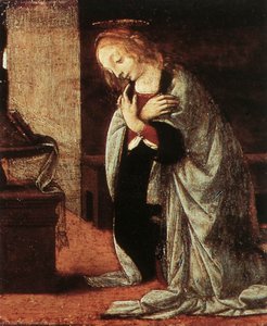 Die Verkündigung (detail) — Leonardo Da Vinci