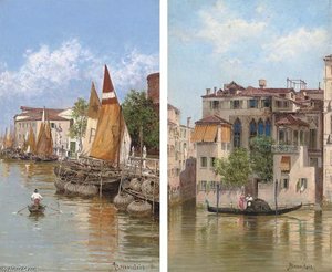 Rowing Past The Lobster Pots, Venice — Antonietta Brandeis