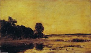 By The Sea — Charles-françois Daubigny, Impressionism