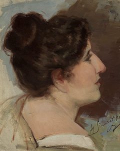 Study Of A Head — Henryk Siemiradzki