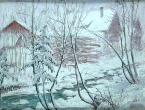 Chalets In The Snow