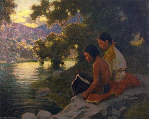 Evening Reverie — Eanger Irving Couse
