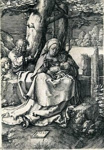 Virgin And Child — Lucas Van Leyden, Mannerism