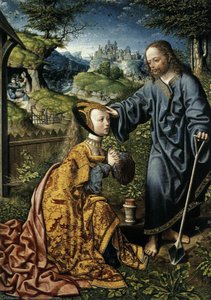 Christ Appearing To Mary Magdalen As A Gardener — Jacob Cornelisz Van Oostsanen