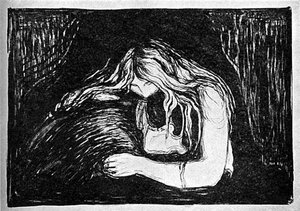 Vampire Ii — Edvard Munch