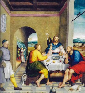 Supper At Emmaus — Jacopo Bassano (jacopo Da Ponte), High Renaissance