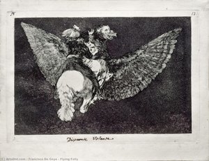 Flying Folly — Francisco José De Goya Y Lucientes, Romantic Symbolism