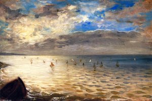 The Sea At Dieppe — Eugène Delacroix