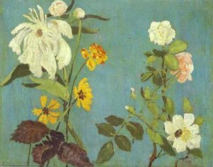 Detail Of The Fresco Of The Choir In The Abramtsevo Church — Victor Vasnetsov