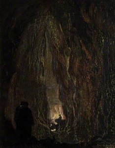 White Spot Cave By The Reservoir At Cheddar Gorge — Thomas Edwin Mostyn