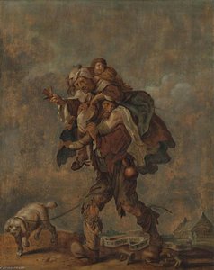 ‘wretched Are The Legs That Must Bear The Burden Of Poverty’ — Adriaen Pietersz Van De Venne