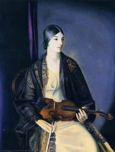 The Violinist Leila Kalman — George Wesley Bellows