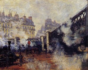 The Pont De L'europe, Saint-lazare Station — Claude Monet