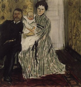 Family Portrait — Boris Mikhailovich Kustodiev