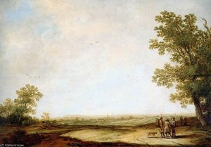 Panoramic View Of Wageningen Sun — Aelbert Jacobsz Cuyp