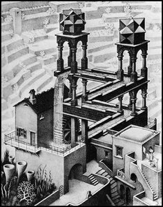 Wasserfall — Maurits Cornelis Escher