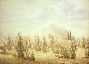 The Battle Of Scheveningen, 10 August 1653 — Willem Van De Velde The Elder