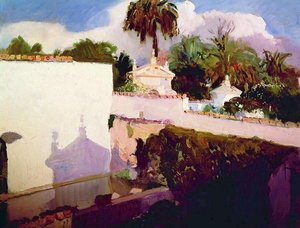 The Alcazar — Joaquín Sorolla Y Bastida, Impressionism