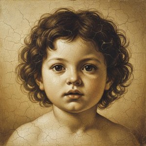 Eternal Innocence In Sepia: A Renaissance Study In Chiaroscuro — Marc Duvallier, High Renaissance