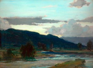After Sundown, Buckden Vale — Bertram Priestman