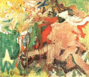 Painting,1950, Private — Вилјем Де Кунинг, Abstract Expressionism