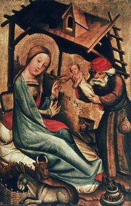 Nativity, Panel From Grabow Altarpiece — Meister Bertram