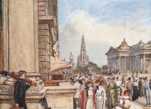 Princes Street From The Steps Of The New Club — John Fulleylove