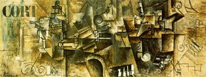 Still Life On A Piano — Pablo Picasso, Analytical Cubism