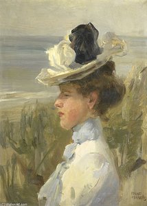 Young Woman — Isaac Lazarus Israels