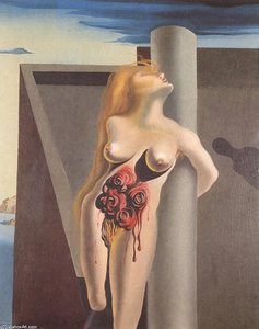 The Bleeding Roses — Salvador Dalí, Surrealism