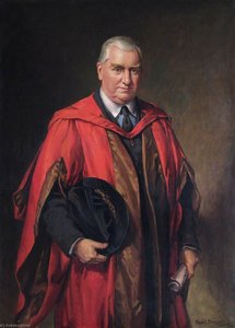 Sir Edward Denison Ross (1871–1940), Soas Director (1916–1937) — Frank Ernest Beresford, Realistic Portraiture