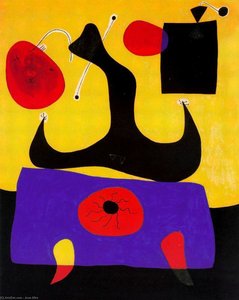 Mujer Sentada — Joan Miró, Surrealism