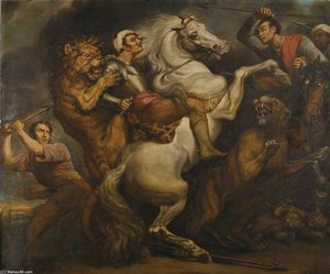 A Lion Hunt — James Northcote