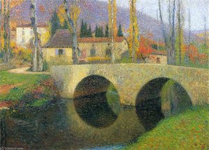 Pont Sur Le Vert En Labastide Du Vert — Henri Jean Guillaume Martin