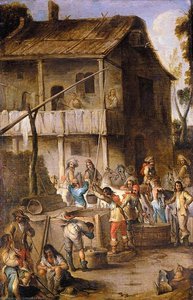 Soldiers before a Tavern