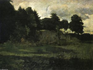 Landscape — Џон Хенри Твактман, Impressionism