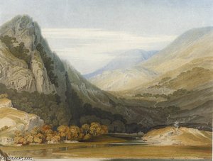 Near Beddgellert, North Wales — William Havell