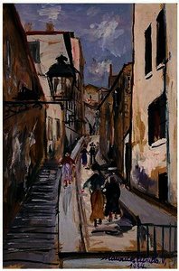 La Montee Des Epies At Saint-just — Maurice Utrillo