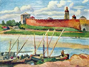 Novgorod Kremlin (detinets) — Pyotr Konchalovsky