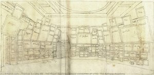 The Royal Academy Annual Exhibition Of 1792: The Antique Academy — Thomas Sandby Ra, Neoclassicism